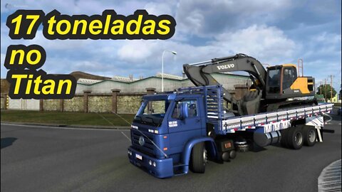 VW 18-310 TITAN / MUITO PESO NO FUSCÃO / MAPA EAA (1.45) Euro Truck Simulator 2