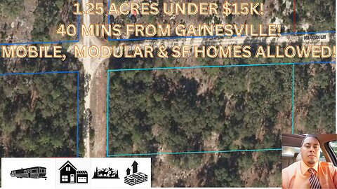 1.25 ACRES BRONSON, FL UNDER $15K RURAL LIVING!