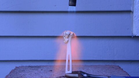 🔥 Torching a Plastic Spoon! [Forward + Reverse Video]