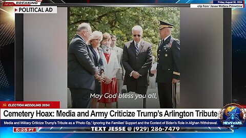 Cemetery Hoax: Media and Army Criticize Trump’s Arlington Tribute