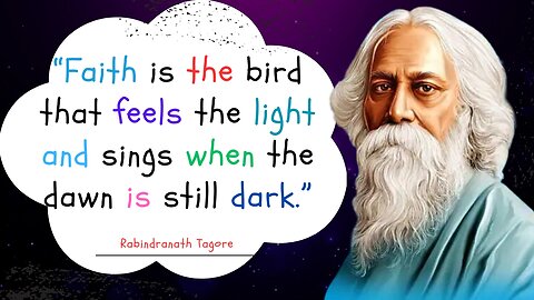 Rabindranath Tagore Greatest Quotes Inspirational Life Quotes