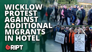 Wicklow protest against additional migrants in Hotel