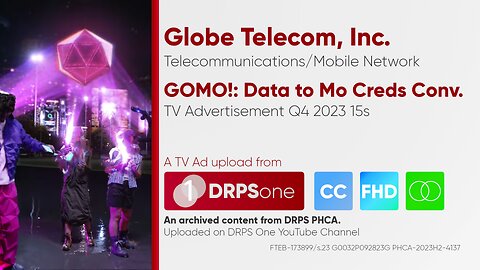 GOMO! Data to Mo Creds Conversion TV Ad Q4 2023 15s (Philippines) [CC/HD/ST]