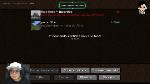 Live de Minecraft 1.16.1 - com #eoroper e #pai_eoroper - ep- 06