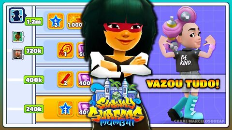 Subway Surfers Mumbai 2021 | Vazou a Próxima Atualização | Recorde com Mina Robo