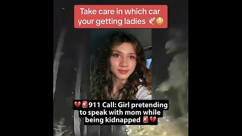 BRITISH GIRL BEING KIDNAPPED🚘👩‍🦰📲🆘👮🏻‍♀️CALLS NATIONAL EMERGENCY NUMBER *999*🇬🇧🗣️📱🆘☎️🚨👮🏻‍♀️💫