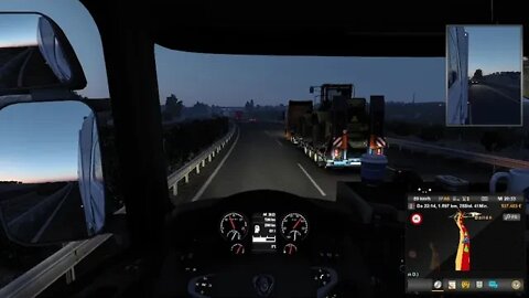 Eurotrucksimulator 2. Mit dem LKW durch Europa Auf der Pro Mod mit guter Musik.