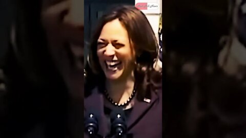 Kamala Harris Using Her 100 Percent Brain 🧠 #Kamala #Cackle #Shorts