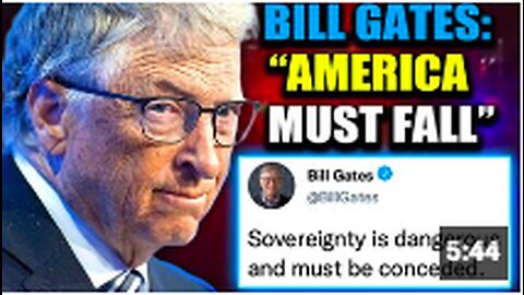 Bill Gates Calls for Western Nations To Surrender Sovereignty to the WHO