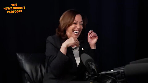 Kamala Harris cackles about her accomplishment of using the words 'ovaries' and 'uterus': "And then I didn't stop there. I said the f word. Fibroids!"