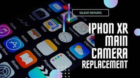 Apple Iphone XR | Camera repair | Main camera replacxement | Repair video