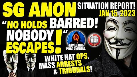 SG Anon Situation Update! "No Hold Barred! Nobody Escapes!" White Hat Ops, Mass Arrests & Tribunals!