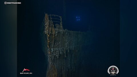 New Titanic images show iconic railing, lost bronze statue