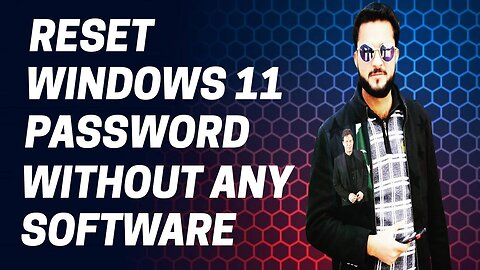 HOW TO RESET WINDOWS 11 PASSWORD WITHOUT ANY SOFTWARE || CREATE WINDOWS PASSWORD RESET DISK