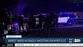 Bakersfield Police: One arrested in deadly shooting on Myrtle Street