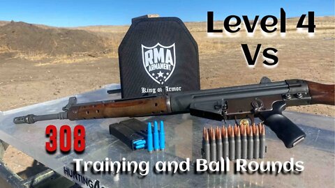 The King of Body Armor *RMA* vs 308 Ball and Blue Training Rounds