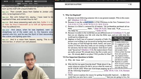 Lesson 3b - Believer's Baptism