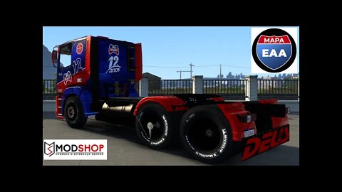 BELO HORZONTE/MG x CAMPOS DOS GOYTACAZES/RJ - EAA 6.4 - EURO TRUCK SIMULATOR 2 1.43