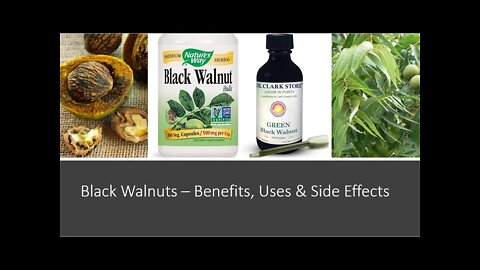 Black Walnut - Benefits, Uses & Side Effects