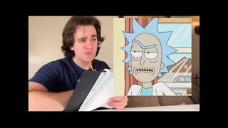 Job interview with Rick Sanchez.🤔Credit:JGGLS #lol