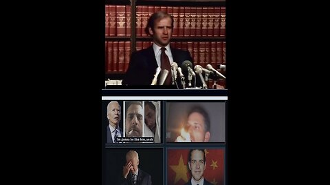 FUTURE PROVED PAST - PEDO JOE BIDEN in a PRESS CONFERENCE 1977