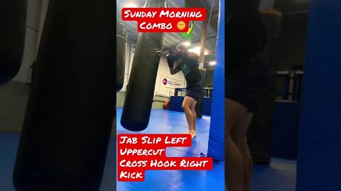 Muay Thai Heavy Bag Combo