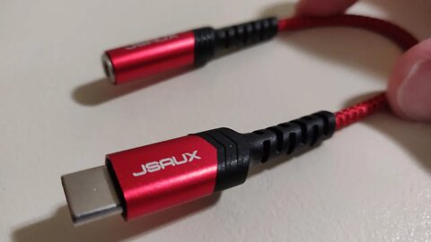 JSAUX headphone jack adapter...