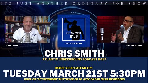 Chris Smith - Atlantic Underground podcast Host on Freedom Fighter Radio