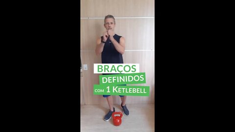 3 exercícios BRAÇOS com 1 Ketlebell