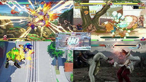 Hyakuretsukyaku Compilation (Fast Kick Attacks) in Fighting Games