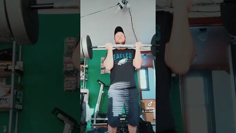 85-87 LB bar curls