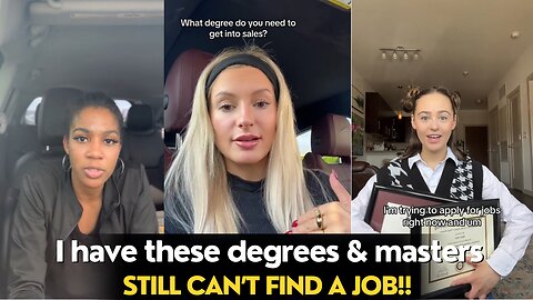 Are college degrees worth it anymore? TikTok rants on being A Graduate & Unemployed