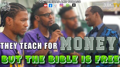 THEY TEACH FOR MONEY BUT THE BIBLE IS FREE