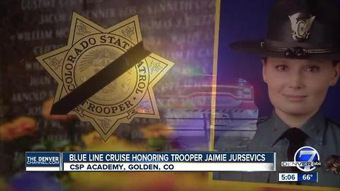 Colorado car club organizes Blue Line Cruise for fallen CSP trooper