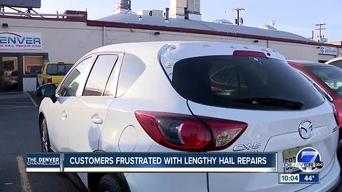 Denver man says hail repair shop still has his car nearly 4 months later