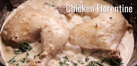 Keto Chicken Florentine