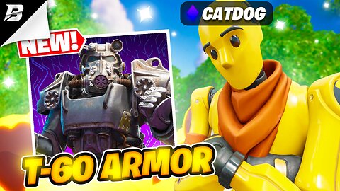 HELPING CATDOG GET HIS T-60 ARMOR | FORTNITE | (18+)