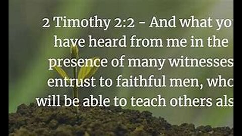 Enduring Hardness for Christ 2 Timothy 2:6-10