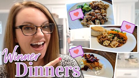 3 DINNER RECIPES | EASY DINNER IDEAS | WINNER DINNERS | NO 122