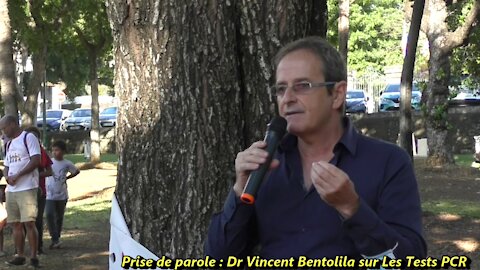 Prise de parole Dr Vincent Bentolila sur les Tests PCR - Appel du 18 juin 2021 - La Réunion