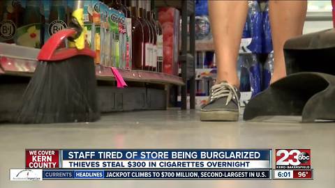 Thieves break in to convenience store and steal only cigarettes