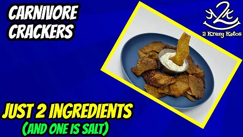 How to make Carnivore Crackers | Make your own Flock Chicken Crisps