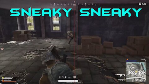 He tried the extra sneaky castro..PUBG best moments