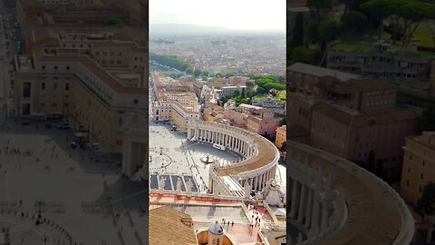 Rome City View Above Italy