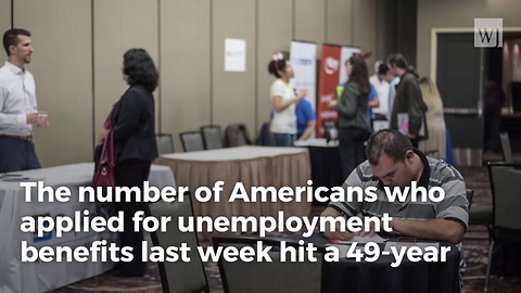 Jobless Claims Unexpectedly Fall to Nearly 50-Year Low