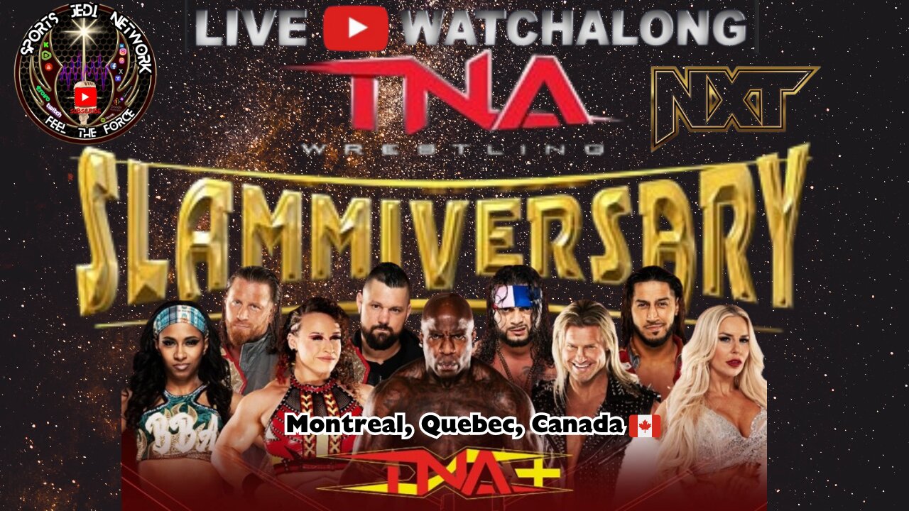 WATCH ALONG LIVE REACTION STREAM OF TNA WRESTLING SLAMMIVERSARY 2024 PPV