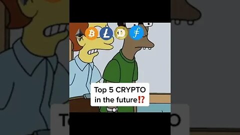 TOP 5 CRYPTO DE ACORDO COM OS SIMPSONS #shorts