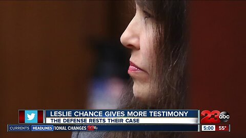 The defense rests their case in Leslie Chance retrial