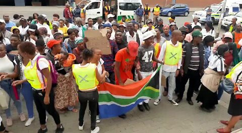 SOUTH AFRICA - Pretoria - Mawiga Service Delivery Protest (7tT)