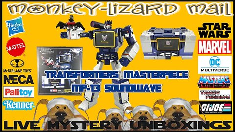 Transformers - Masterpiece: MP-13 Soundwave UNBOXING: MoNKeY LiZaRD Mail